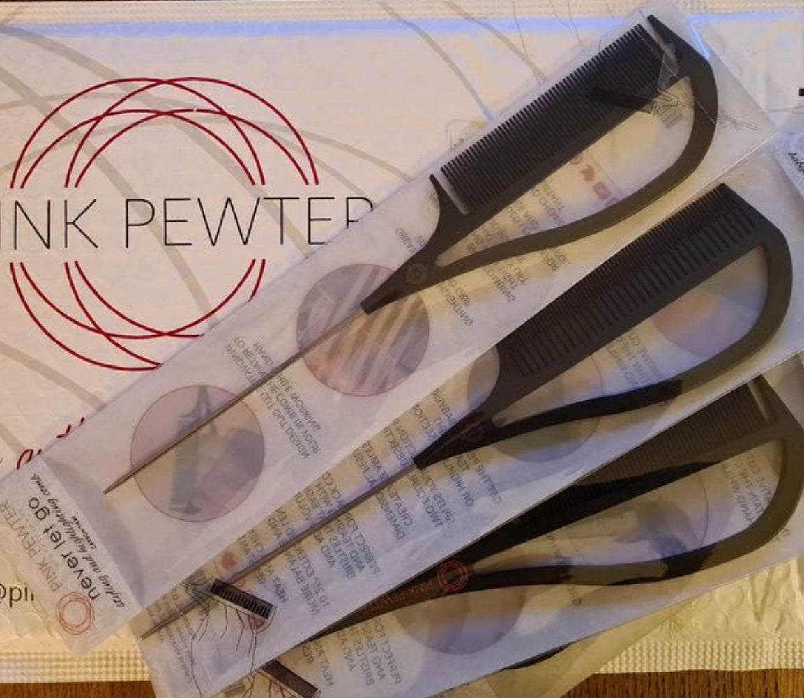 PP "Never Let Go" Salon Artist Style and Colour Comb Kit 4pcs