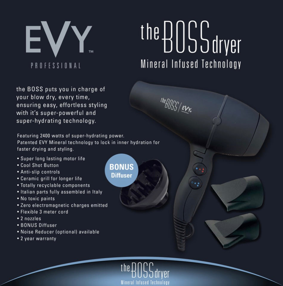 EVY PROFESSIONAL theBOSS DRYER Black X Phoenix Nationale