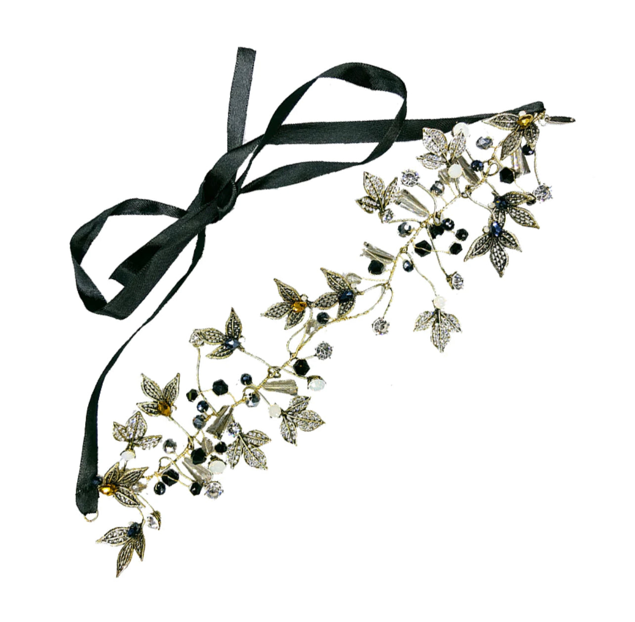 Pink Pewter Bexley - Luxe Collection - Ribbon Headpiece | Phoenix Nationale