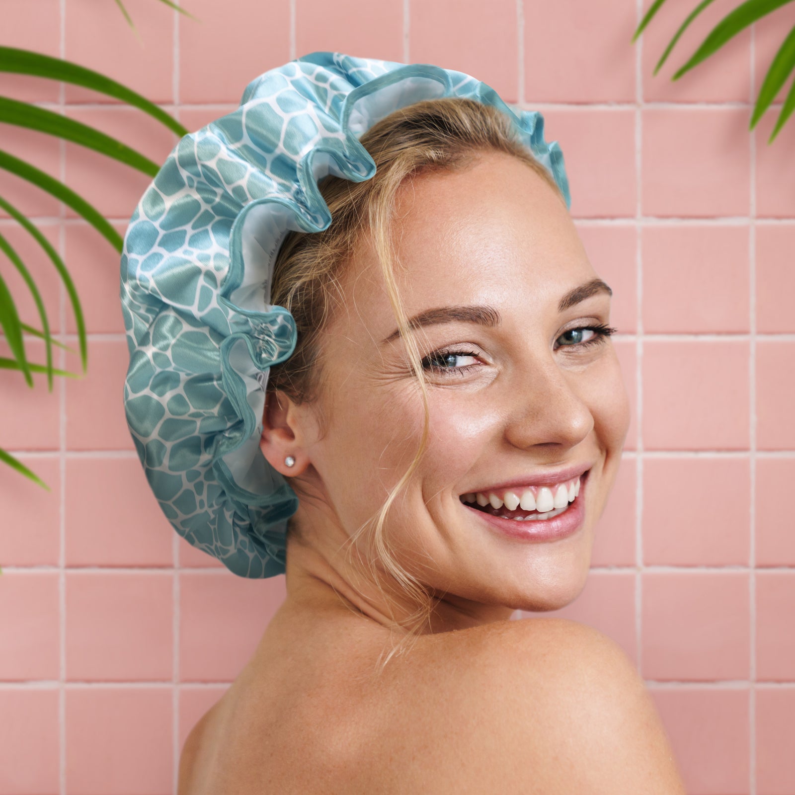 Lemon Lavender Not Your Grandma’s Shower Cap Blue Pebble | Phoenix Nationale