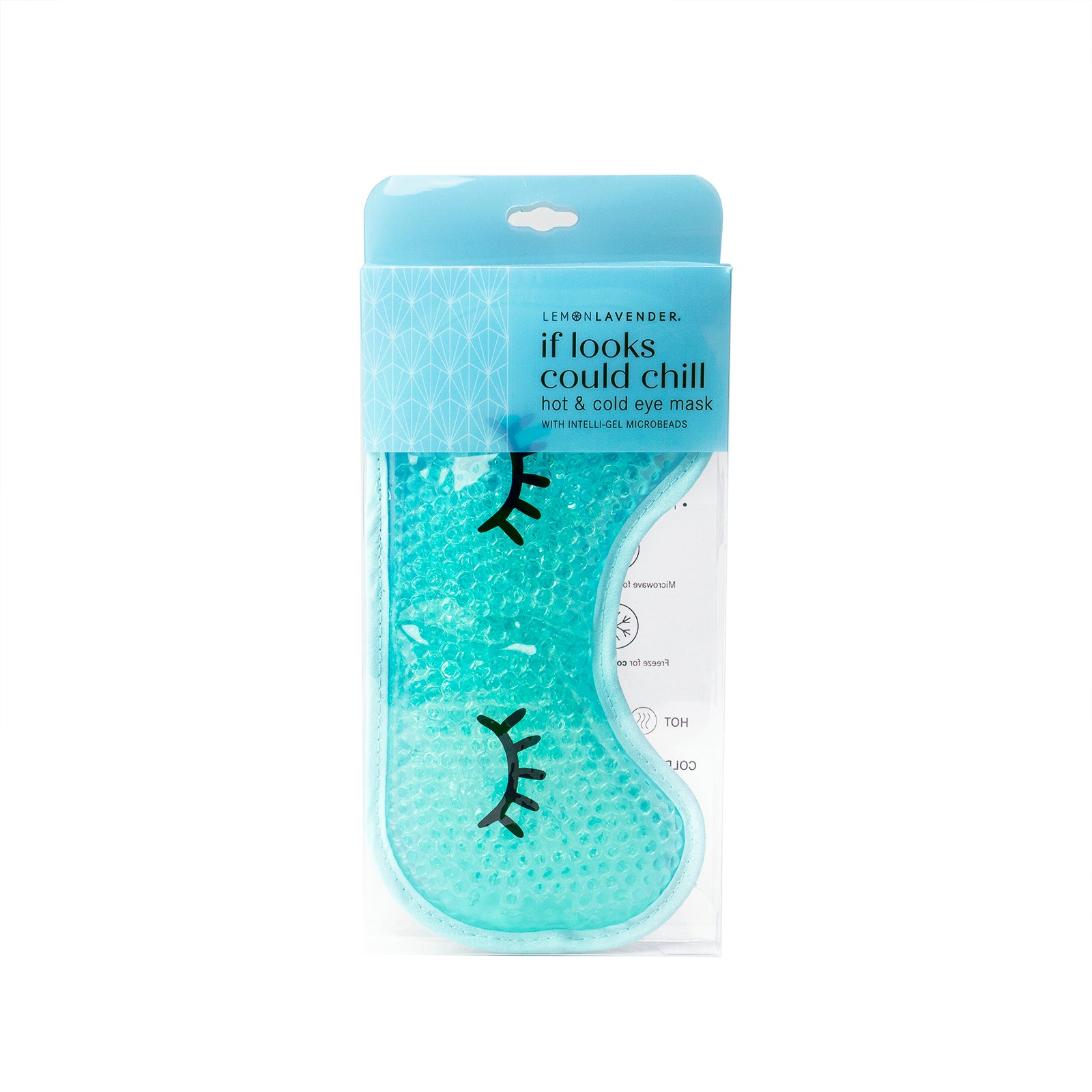 Lemon Lavender If Looks Could Chill Hot & Cold Gel Eye Mask Green | Phoenix Nationale
