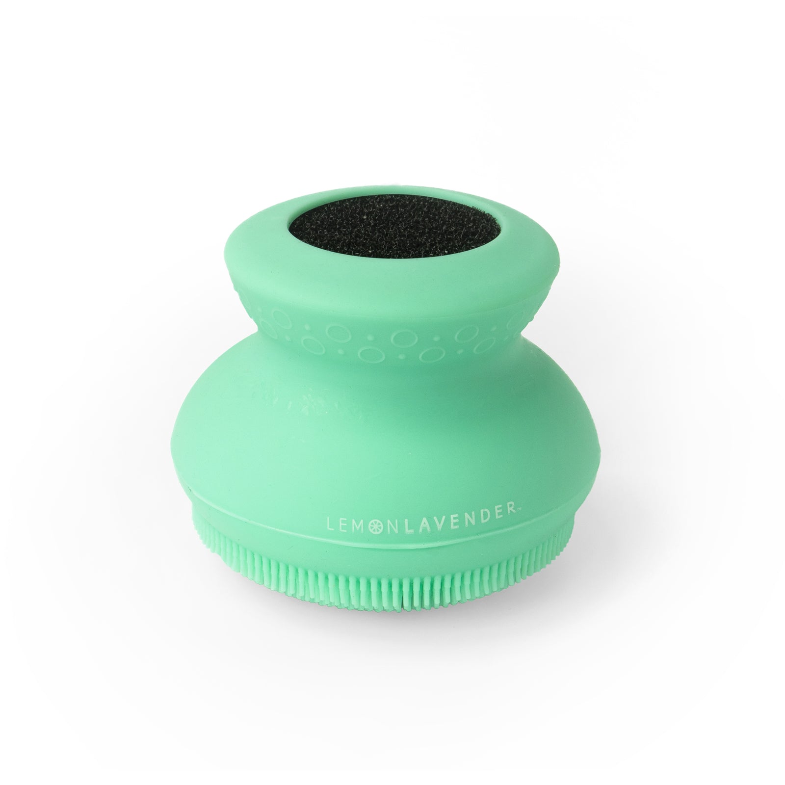 Lemon Lavender Lather Me Up In-Shower Silicone Brush Green | Phoenix Nationale