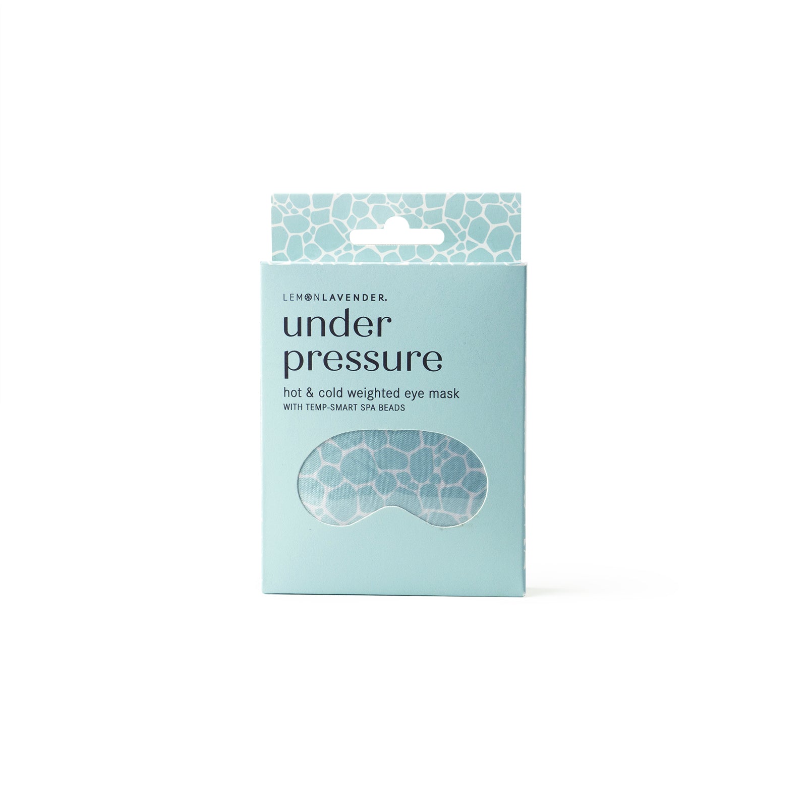 Lemon Lavender Under Pressure Hot & Cold Weighted Eye Mask - Blue Pebble | Phoenix Nationale
