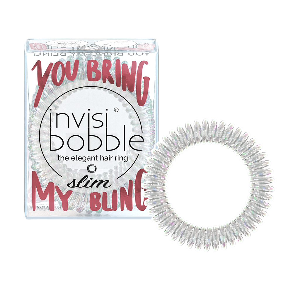 invisibobble SLIM - You Bring my Bling | Clear Phoenix Nationale