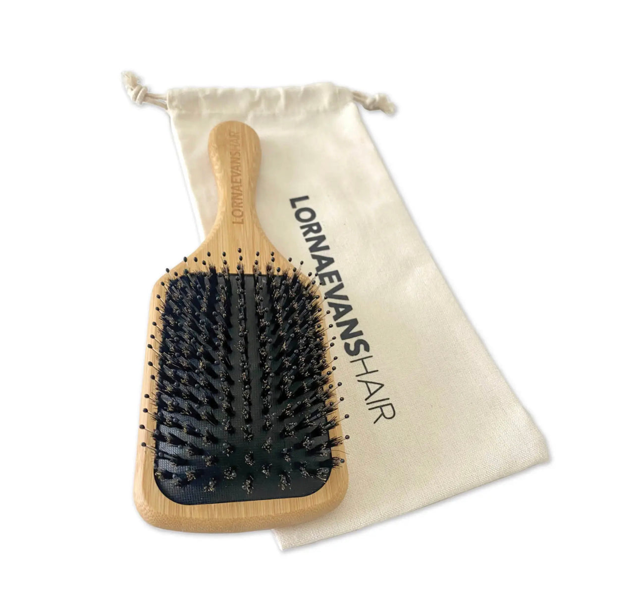 LE Paddle Brush – Bamboo, Boar Bristle & Nylon