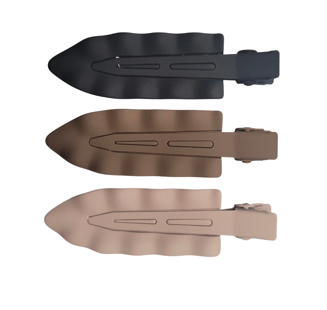 Pink Pewter Creaseless Hair Styling Clips - 3pk - The Matte Pack Phoenix Nationale