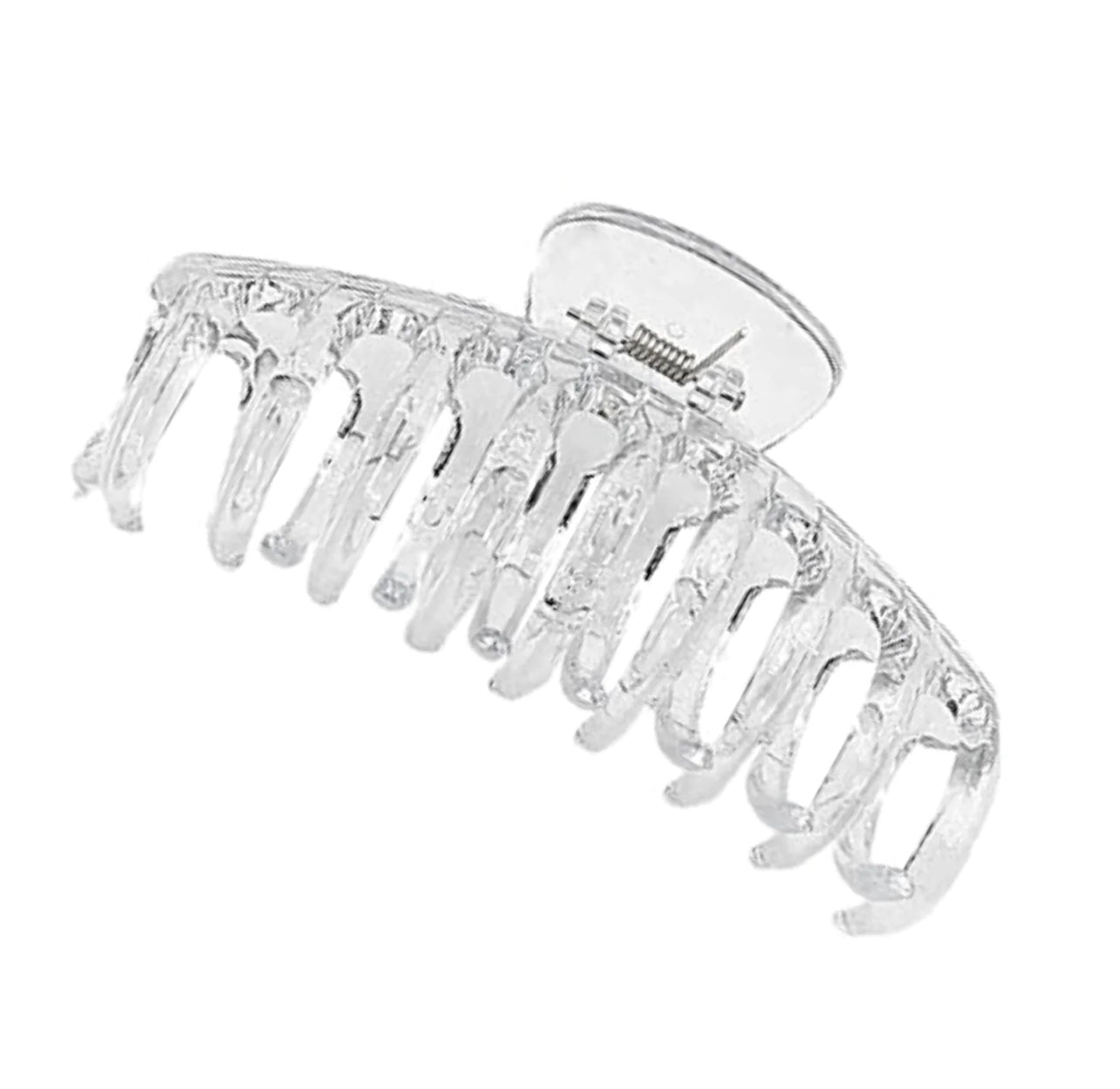 Pink Pewter Glossy Claw Hair Clip Clear Phoenix Nationale