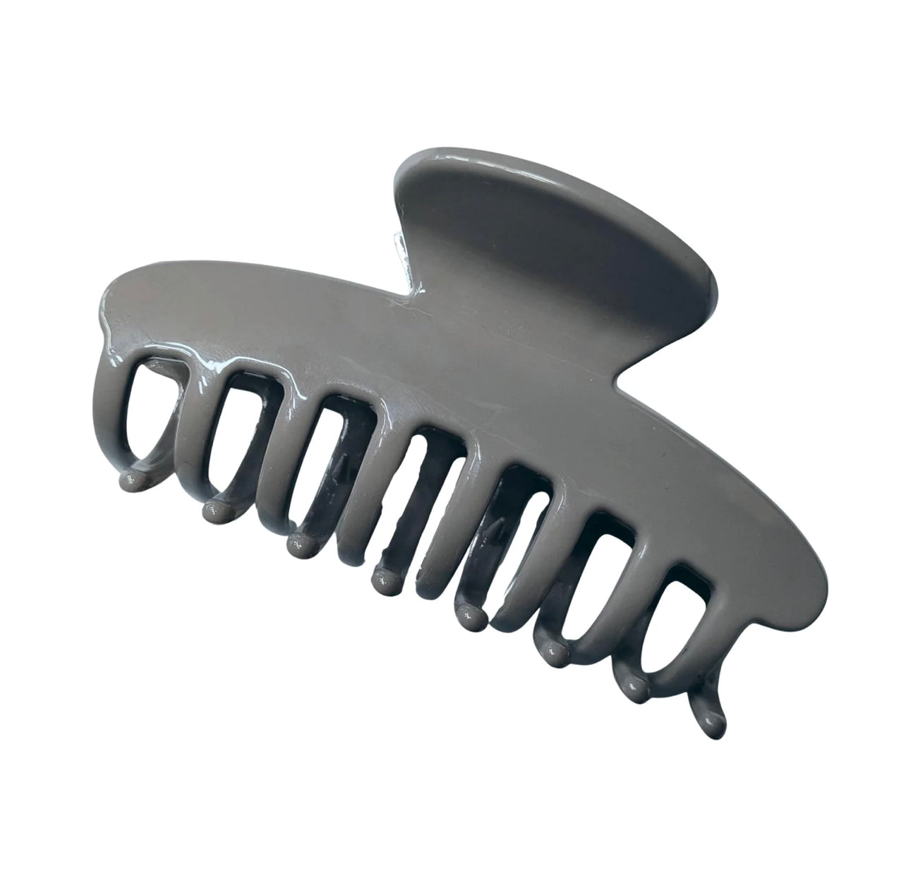 Pink Pewter Glossy Claw Hair Clip Grey X Phoenix Nationale