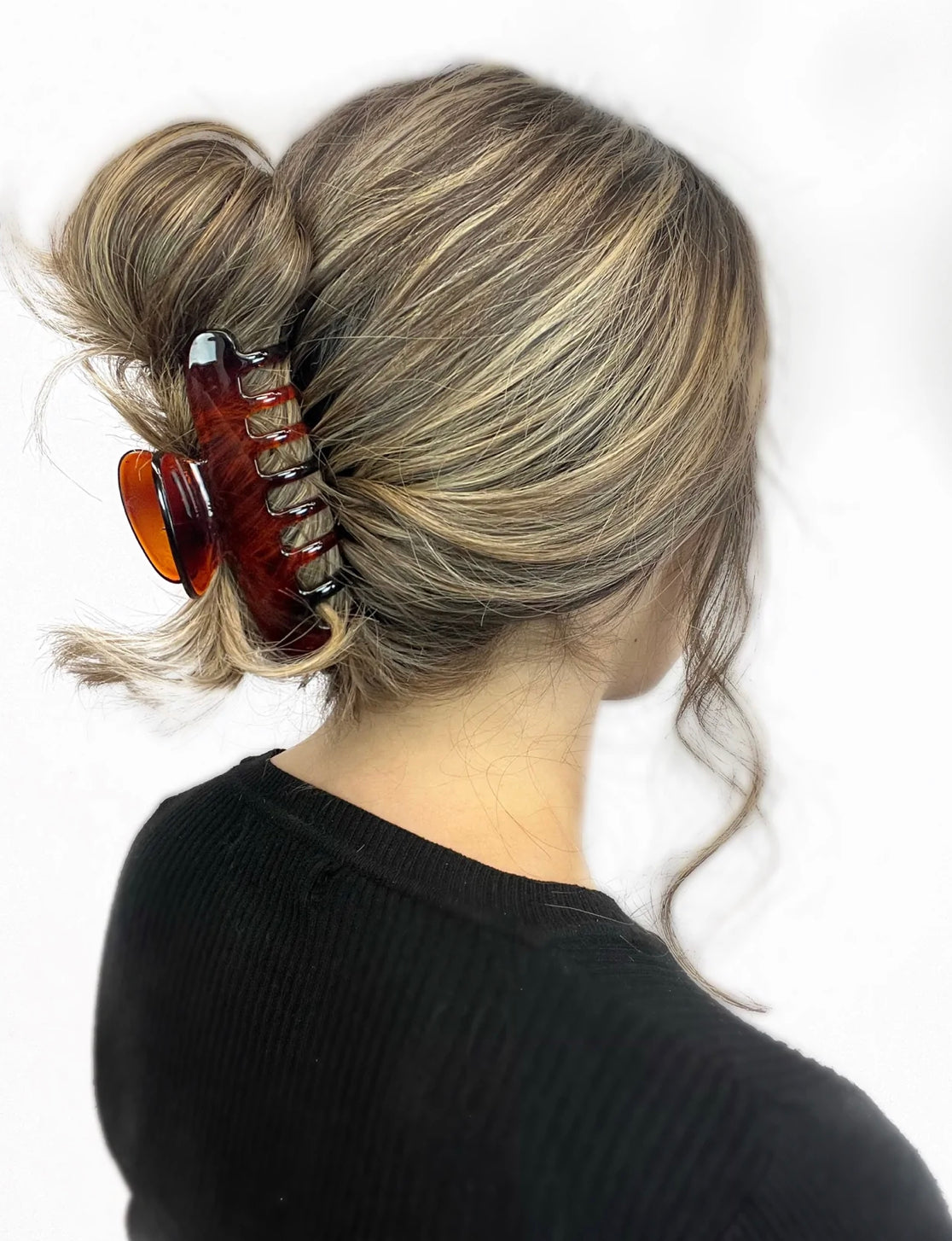 Pink Pewter Glossy Claw Hair Clip Rust Phoenix Nationale